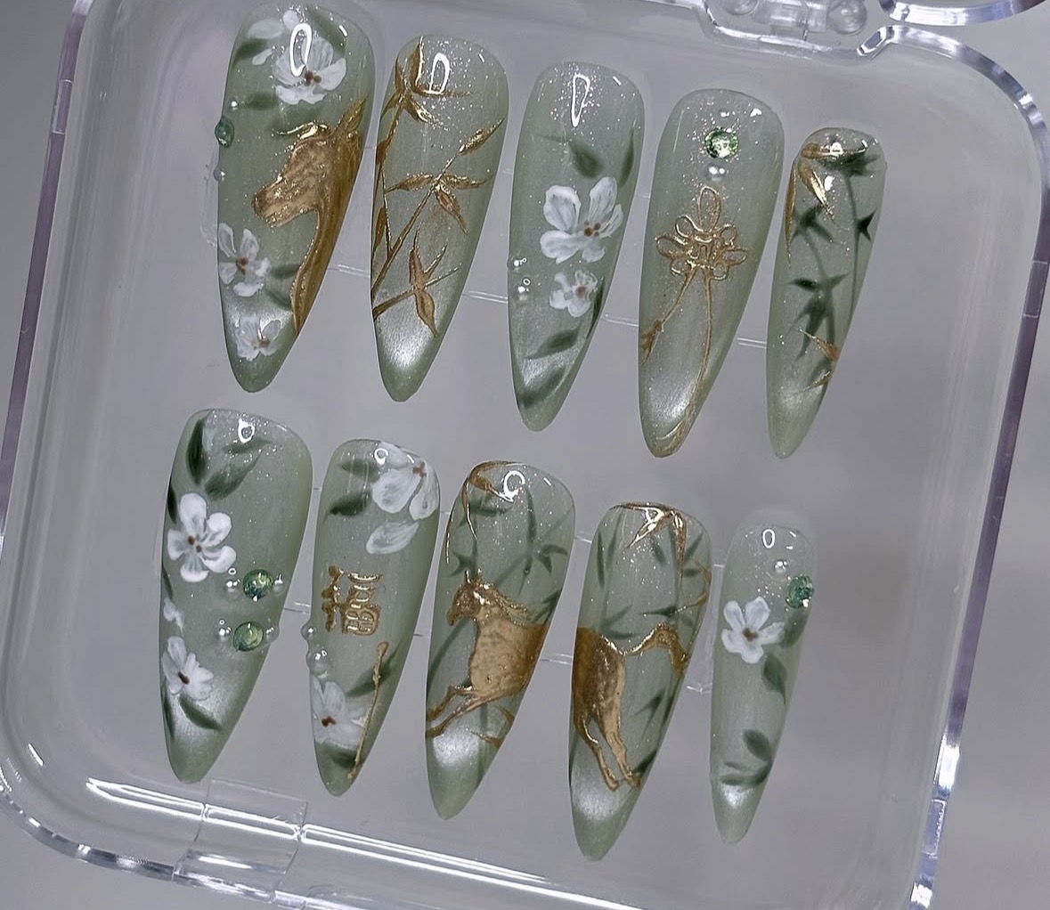 Botanical Jade nail collection